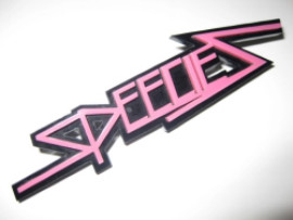SPEECIES logo acrylic accesorry (PINK)
