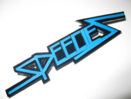 SPEECIES logo acrylic accesorry (BLUE)